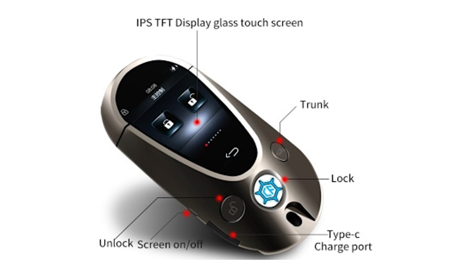 Streamline Your Car Access with K700 LCD Smart Car Key